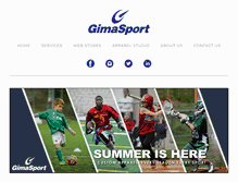 Tablet Screenshot of gimasport.com